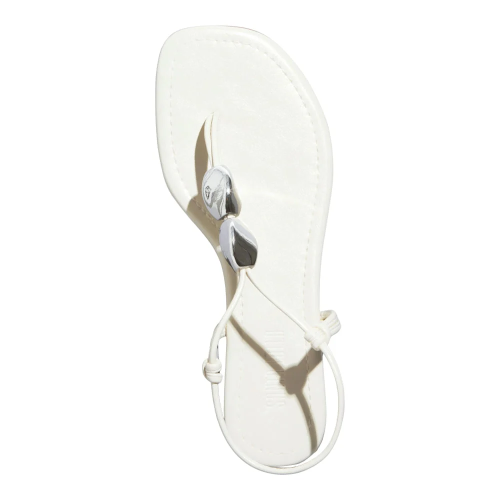 Rasteira Napa Madri Off White - vista 4 de 5