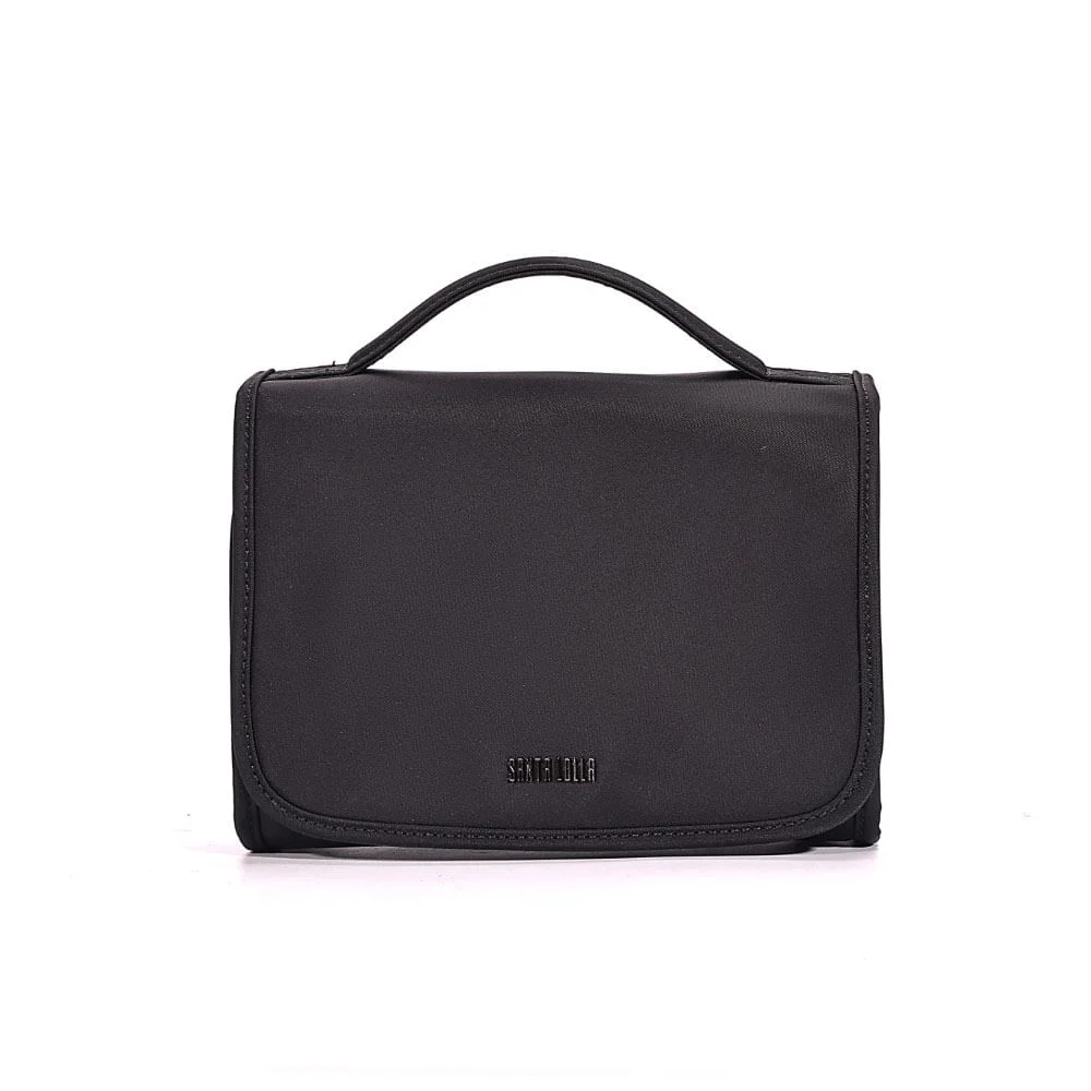Necessaire Nylon Alça De Mão Preta - vista 1 de 8